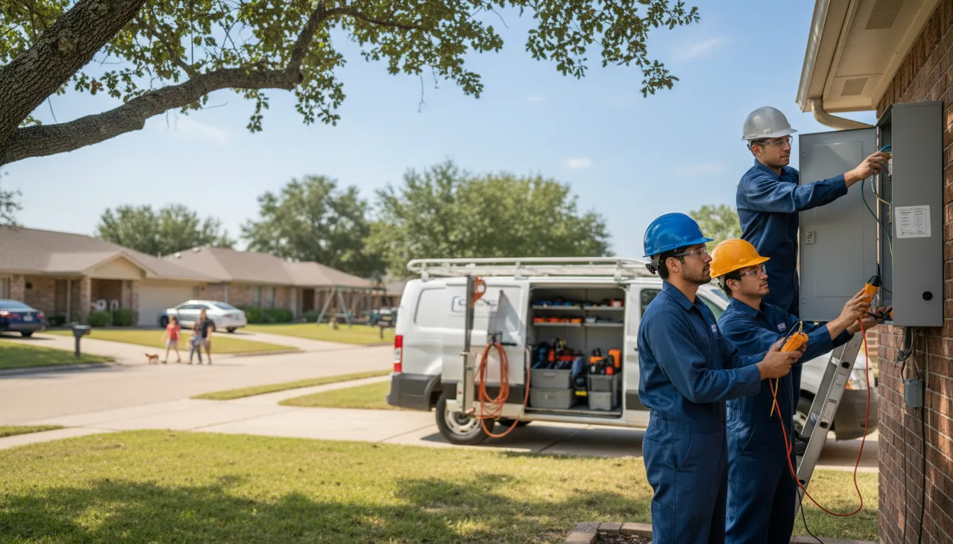 Certified electrician providing emergency electrical services in Morrison, IA